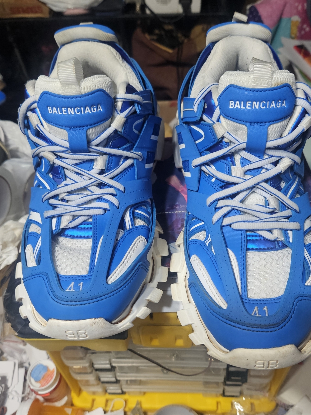 Balenciaga Track Led Blue Mens Or Womens - Picture 3 of 5